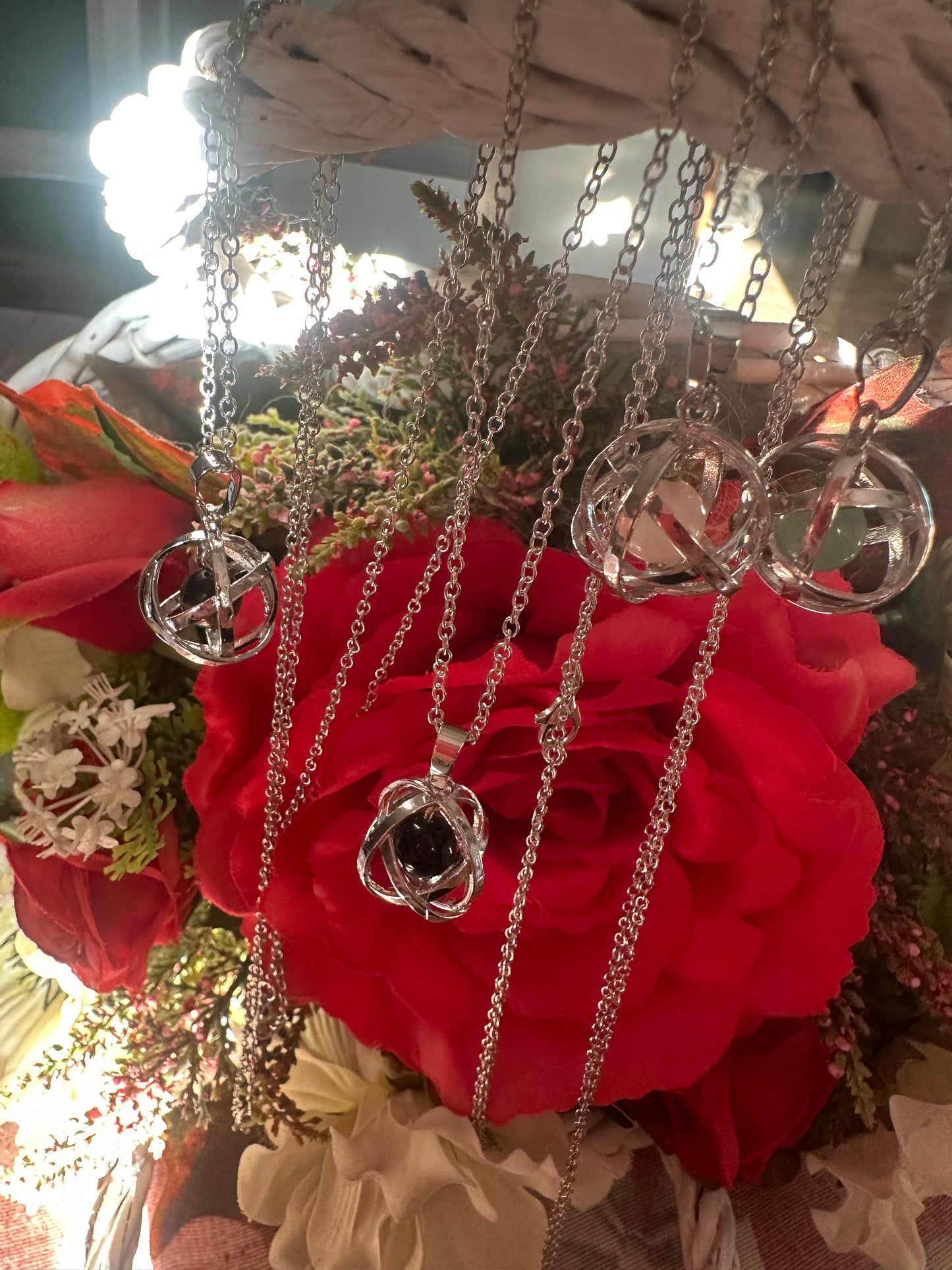 Ciondolo di Genesa e Pietra Naturale