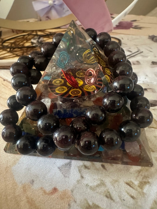 Bracciale in Granato Rosso