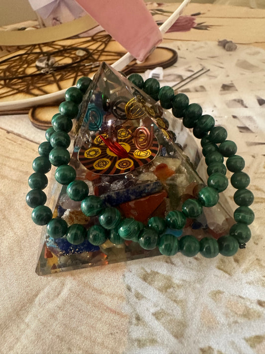 Bracciale in Malachite