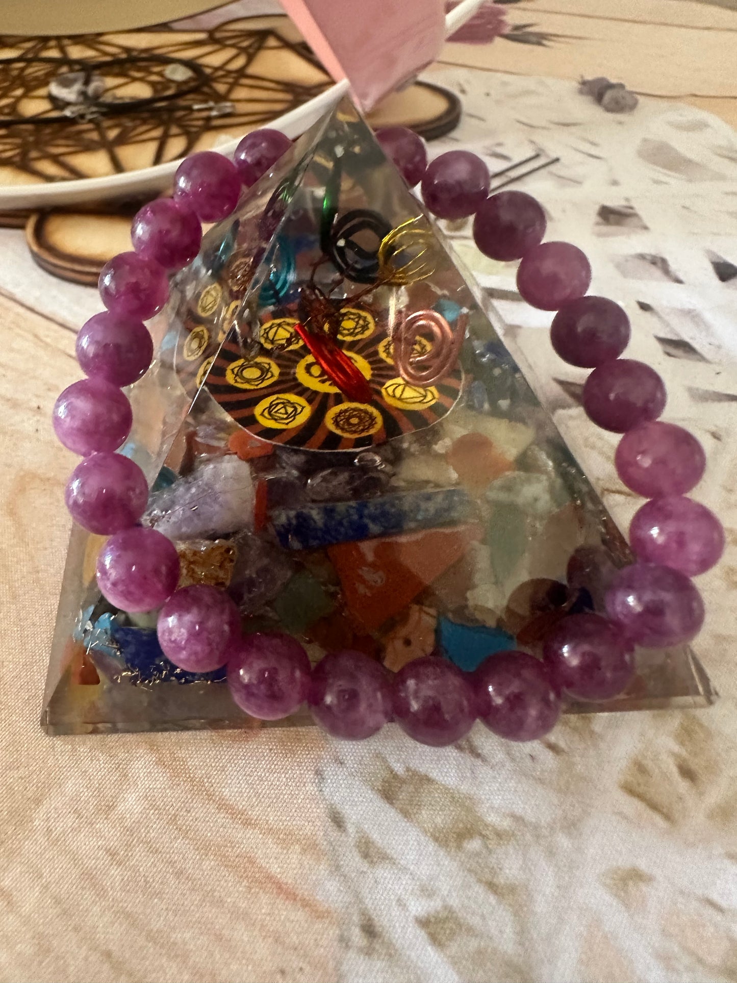 Bracciale in Kunzite