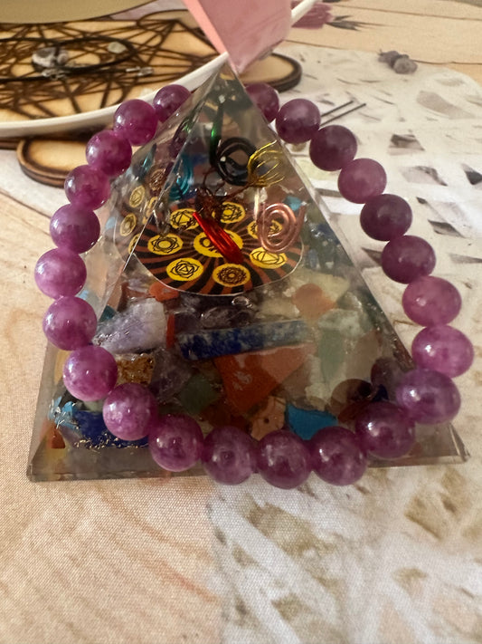 Bracciale in Kunzite