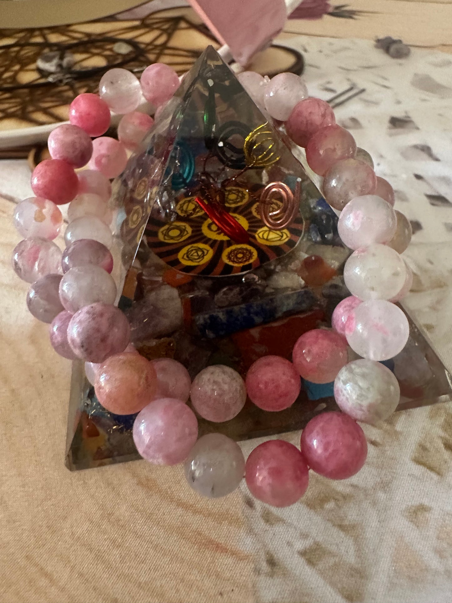 Bracciale in Rodonite