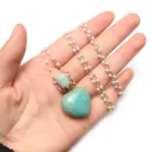 Ciondolo in Amazzonite porta fragranza